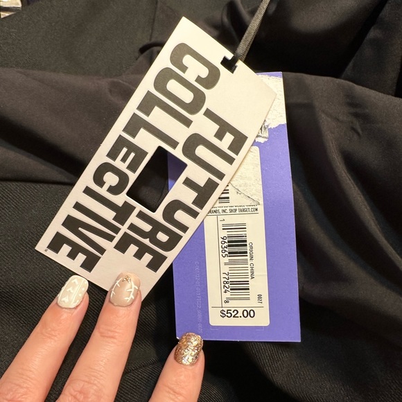 Future Collective Kahlana Barfield Brown x Target Black Tie Front Blazer Size 1x - Picture 4 of 4